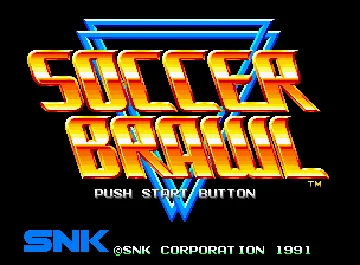 Soccer Brawl screen shot title